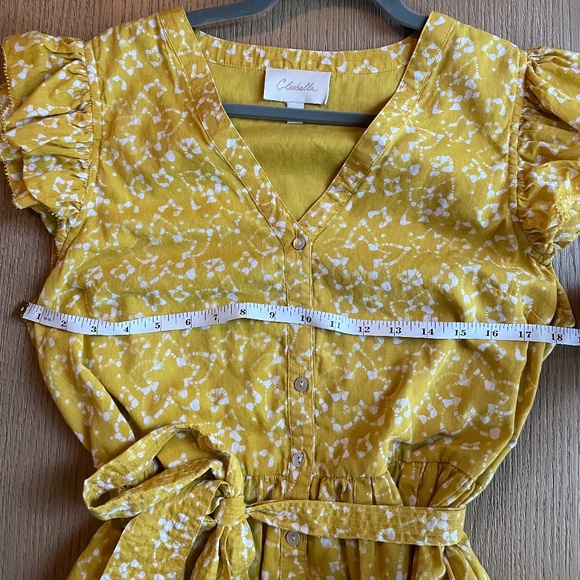 Cleobella Yellow Dress Size Large - Picture 8 of 8